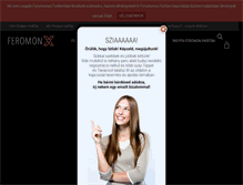 Tablet Screenshot of feromonx.hu